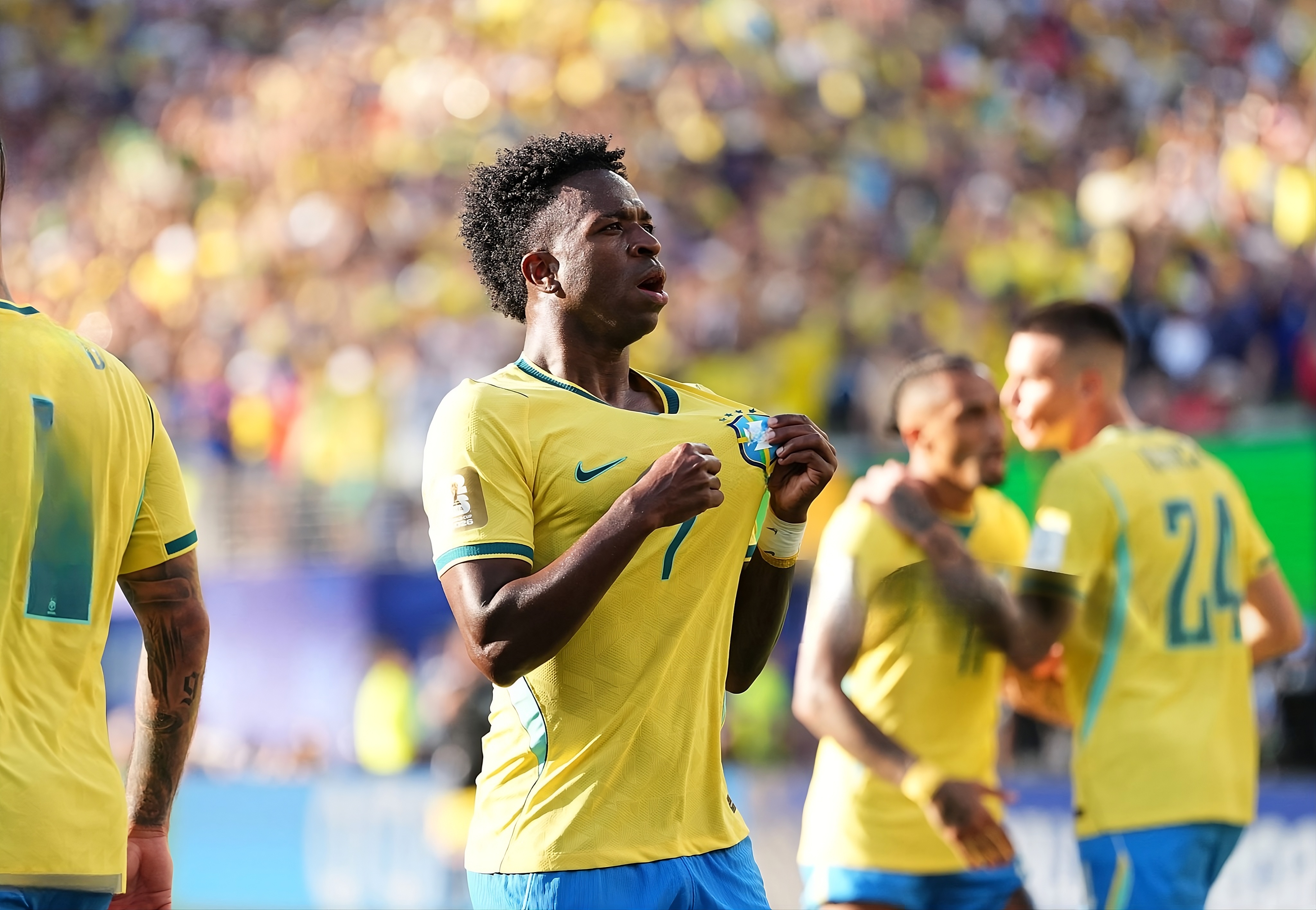 Ancelotti Sends Vinicius Message To Real Madrid Following Brazil 1-1 Morocco Draw - Image 1